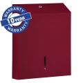 MERIDA STELLA RED LINE SLIM MAXI folded paper towel dispenser, red